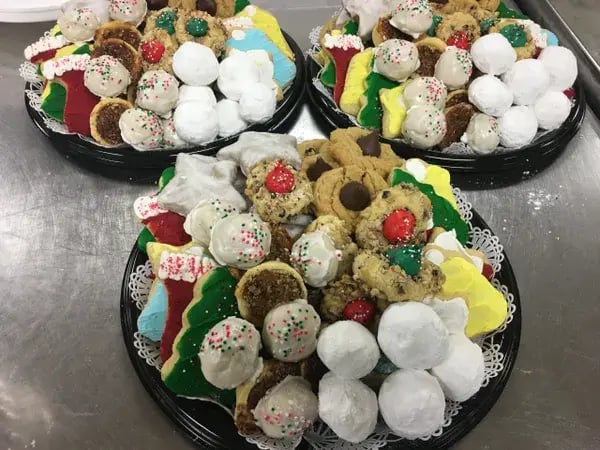 Cookie Christmas Tray