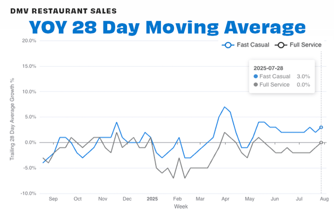 DMV by segement 28-day JUL 25