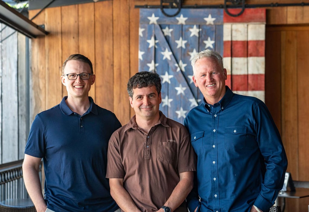 MarginEdge founders Brian Mills, Bo Davis, and Roy Phillips