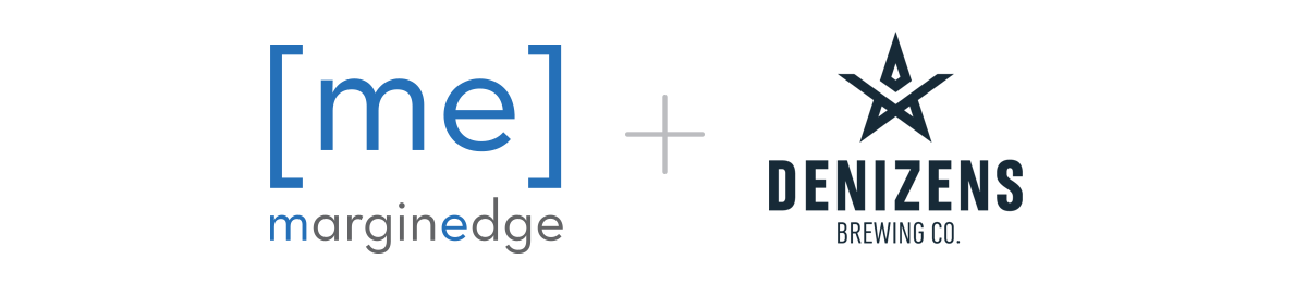 MarginEdge +Denizens logo