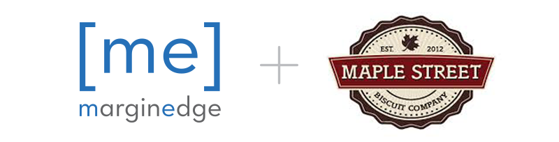 MarginEdge + Maple Street Biscuit Company Logos