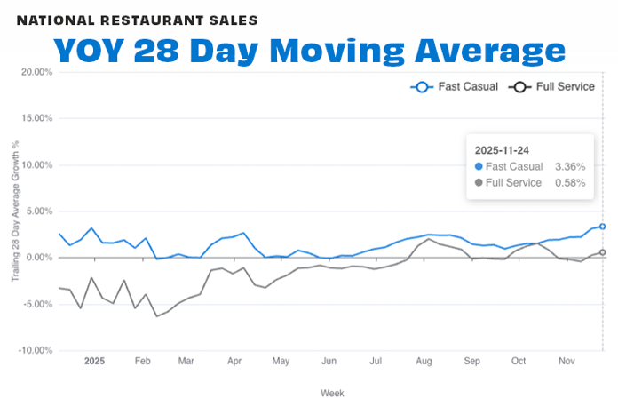 National by segement 28-day NOV 25
