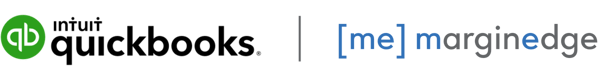 QuickBooks + MarginEdge (1200 × 160 px)