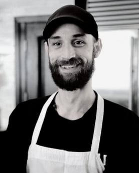 Larry Blevins as a chef in Alexandria, VA