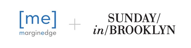 MarginEdge + Sunday in Brooklyn Logos