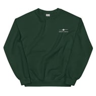 unisex-crew-neck-sweatshirt-forest-green-front-668d446bb00c0