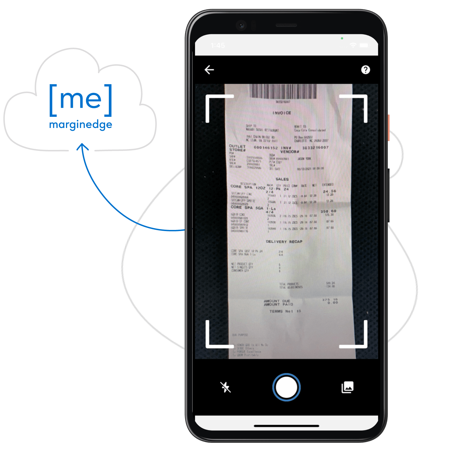 Invoice mobile upload